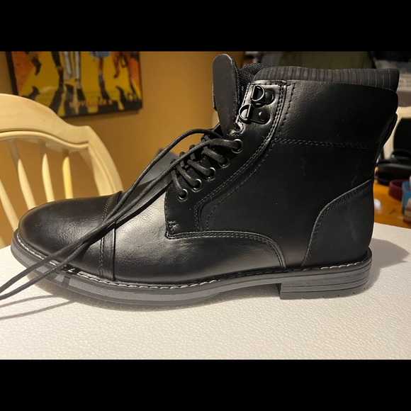 New club room mens combat boots - Picture 1 of 6
